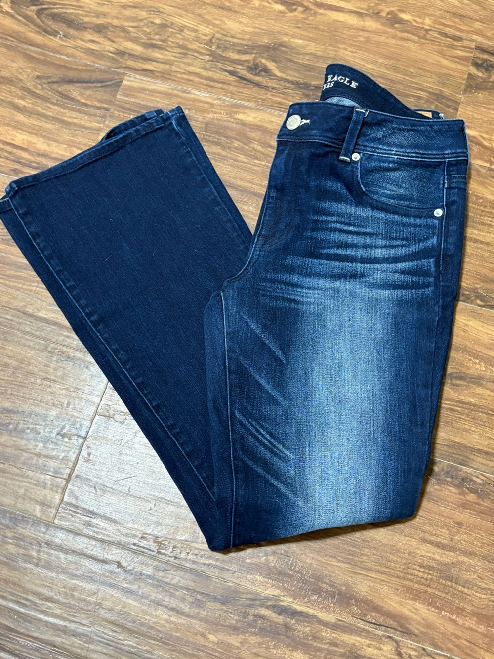 American Eagle Outfitters Dark Blue Bootcut Jeans